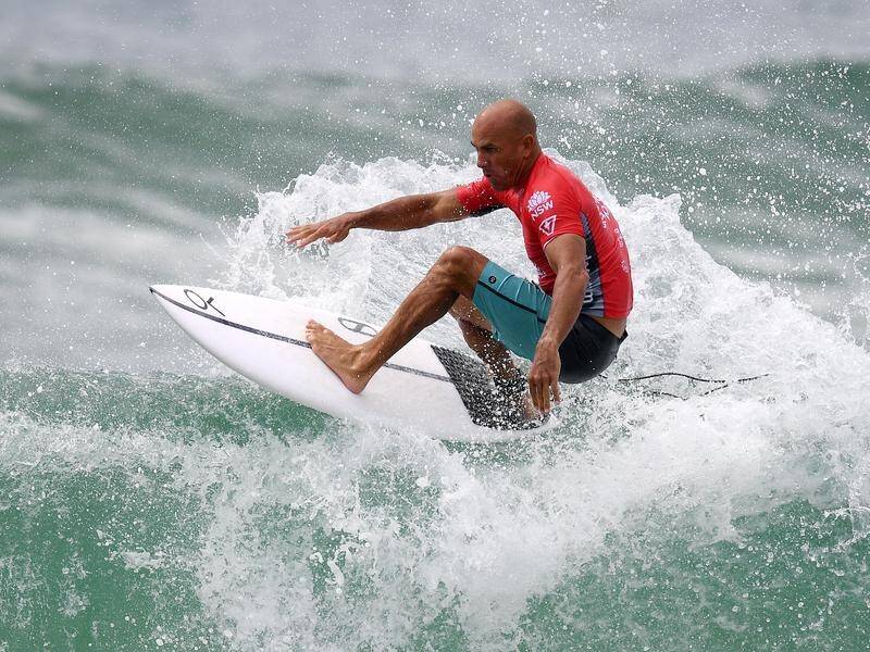 Surfing legend Kelly Slater was a focal point at the Sydney Surf Pro at Manly.