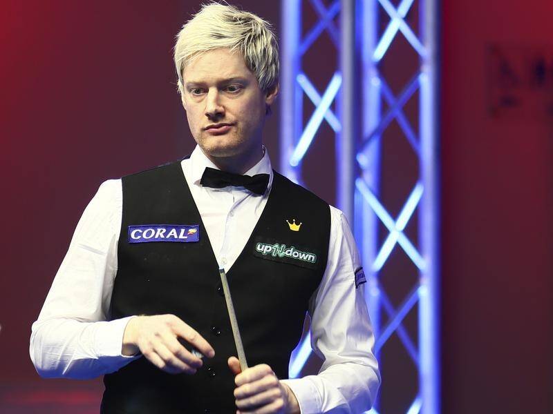 Australia's Neil Robertson has suffered a quarter-final defeat at the snooker World Championship.