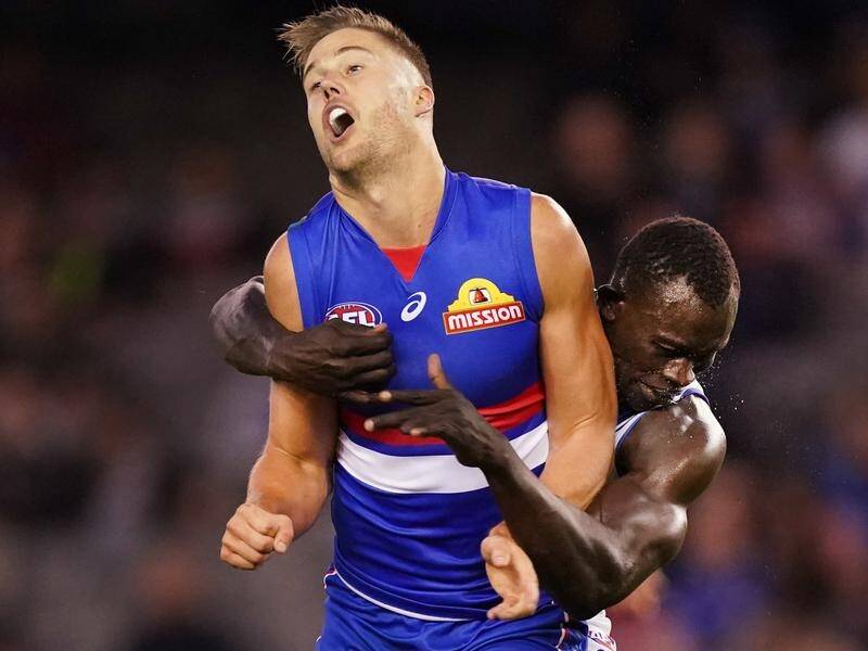 Josh Schache has been recalled for the Bulldogs to help in the match-up against Melbourne.