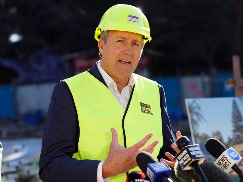 Reece Whitby says the bill ensures WA has the policies and strategies to enable emission reductions. (Trevor Collens/AAP PHOTOS)