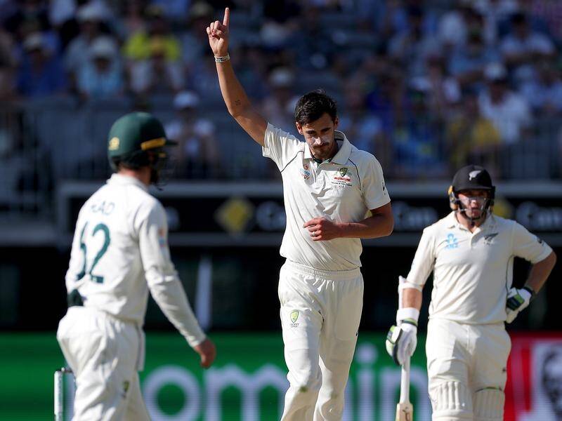 Mitchell Starc took nine wickets for the match as Australia wrapped up the first Test against NZ.