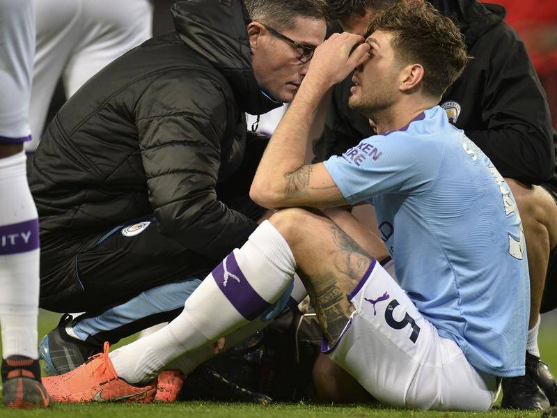 Manchester City's John Stones is set for time on the sidelines due to a hamstring injury.