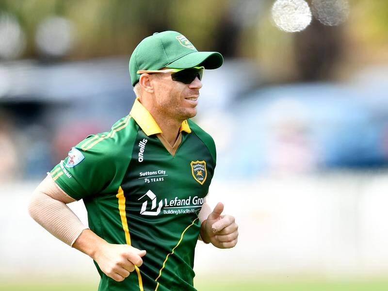 David Warner sustained an elbow injury while playing in the Bangladesh Premier League.