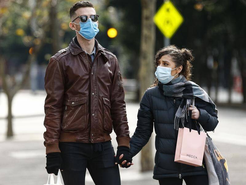 Victoria's courts want anyone on the premises to wear a face mask.