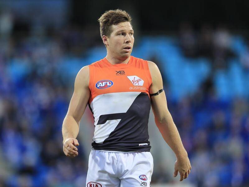 Toby Greene has booted three goals in his GWS return in a 23-point AFL win over North Melbourne.