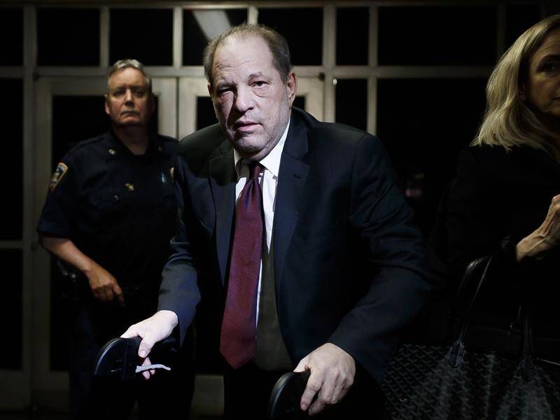 Harvey Weinstein is serving a 23-year prison term in the US following his February 24 conviction.