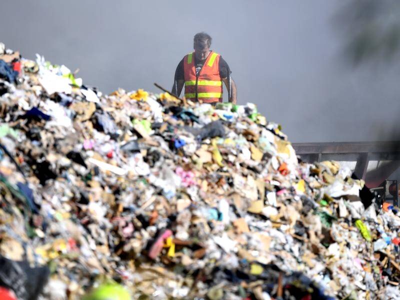 Some of recycling giant SKM's plants have been shut down amid fears of stockpiles catching alight.
