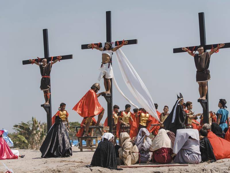 The Catholic Church frowns upon the re-enactment, instead calling on the faithful to pray at Lent.