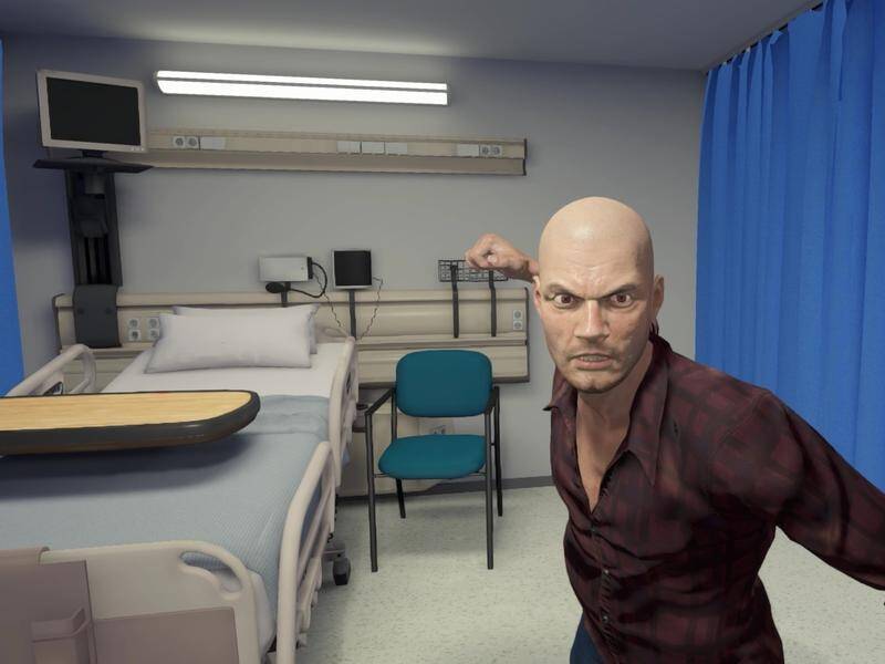 Tangling virtually with Derek is helping medical staff learn how to cope with hostile patients. (PR HANDOUT IMAGE PHOTO)