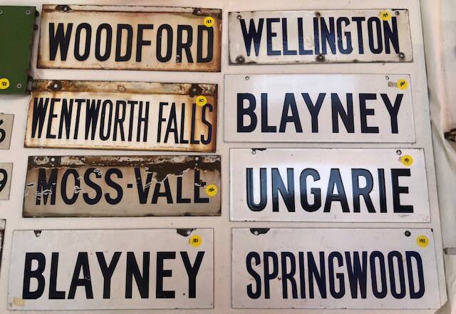 RAILWAY ANTIQUES: Some of the collectibles that will be going up for auction this weekend. Pictures: SUPPLIED. 
