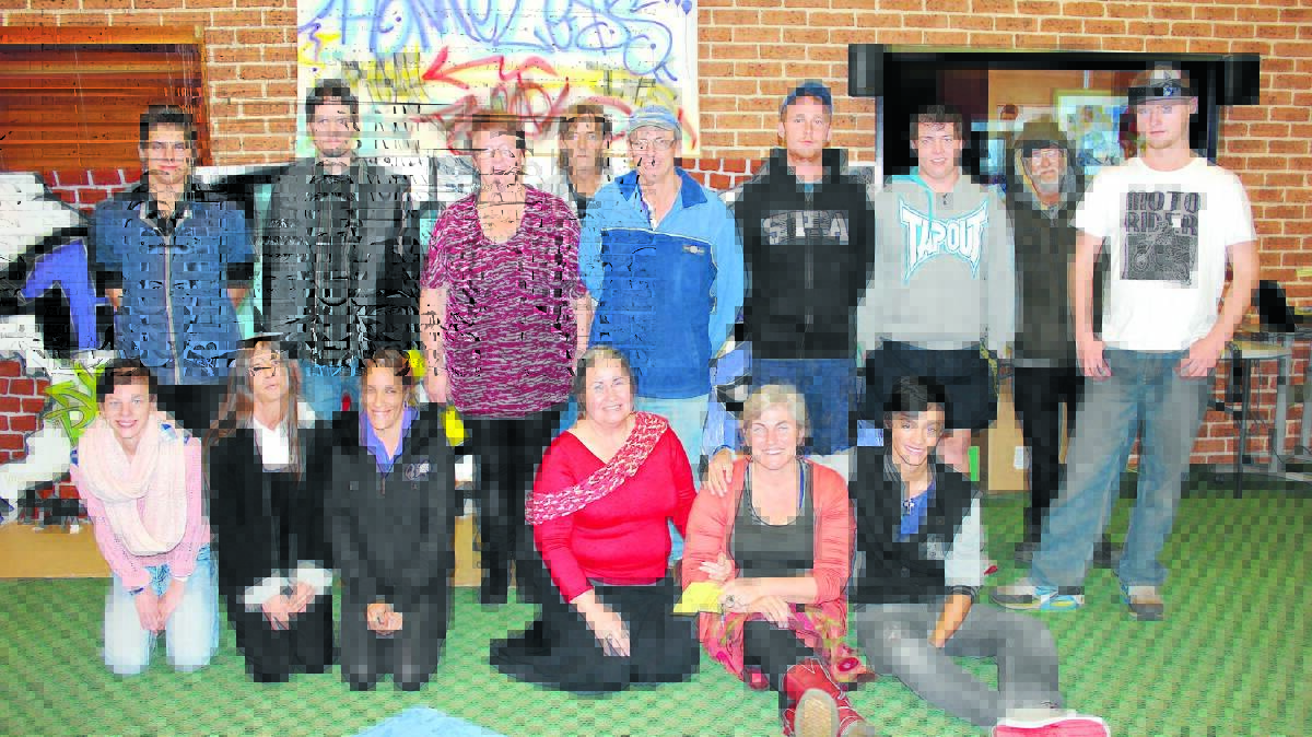 Helen Doble and her Skills for Employment and Education (SEE) Program students raised $6800 to support Mudgee’s homeless at an art auction on Thursday. 