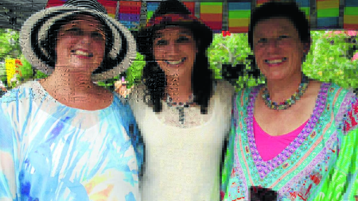 THRILLED BY THE SUPPORT: Garden Party co-organisers Gemma Suttor and Annabel Combes with preschool founder, Millie Freestone (centre).