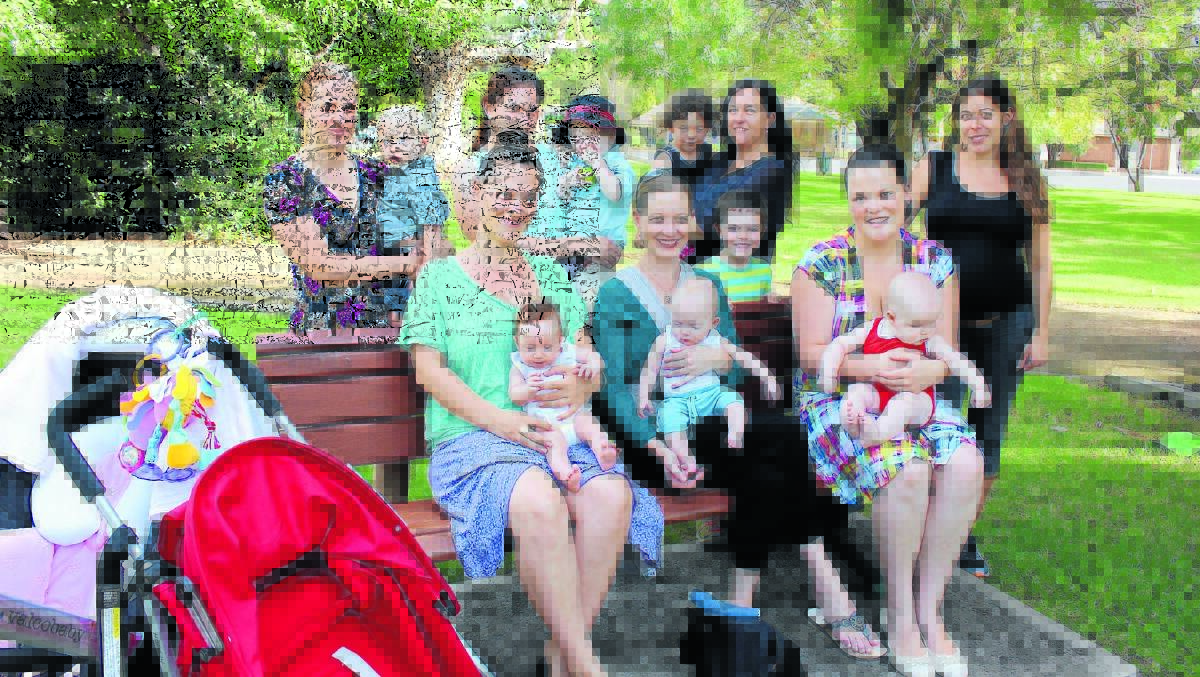 Members of the Australian Breastfeeding Association Mudgee Group with group leader Angela Middleton (far left).
