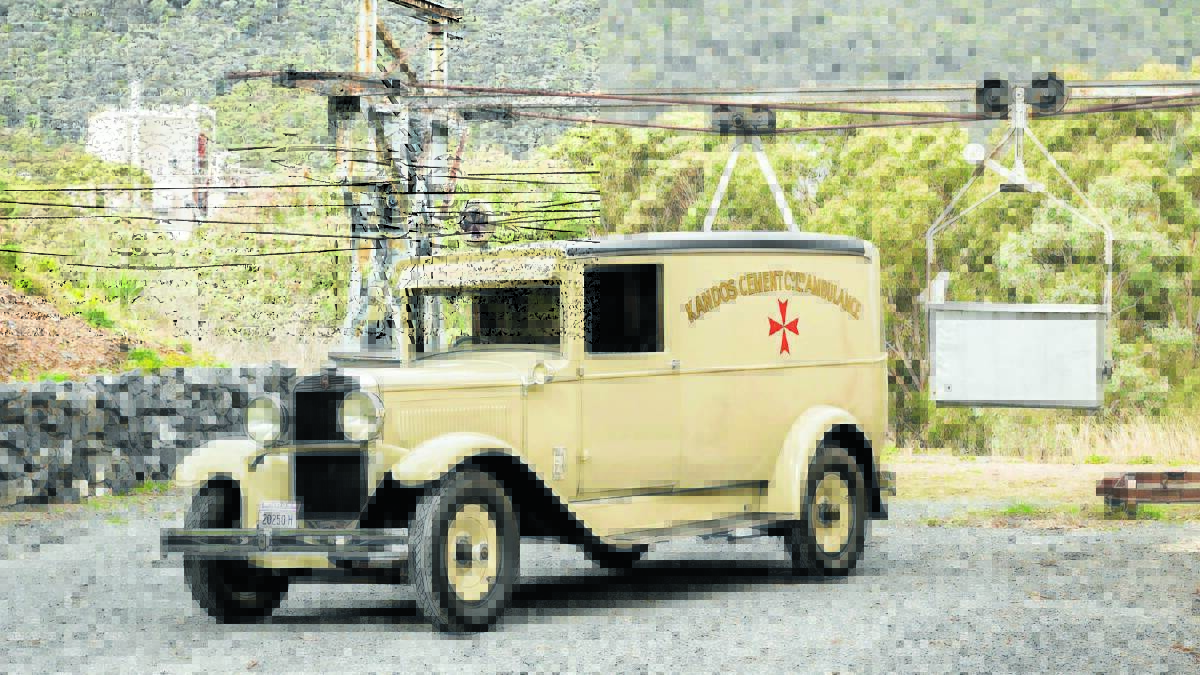 The historic cement works ambulance has taken pride of place in many street parades over the years. It will be officially handed over to the Kandos Museum on September 19.