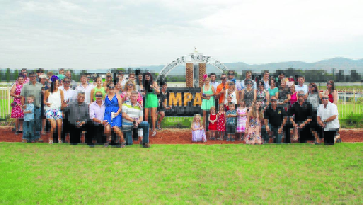 Around 60 people from Impact Mining in Newcastle, a sponsor of the raceday, attended Saturday’s event.
