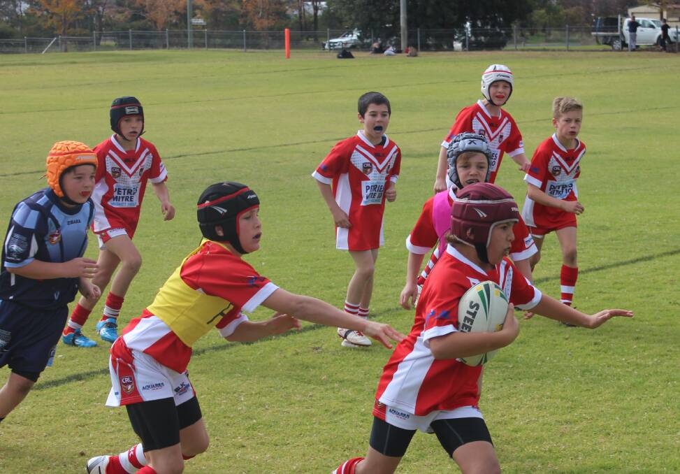 FULL STEAM AHEAD: The Mudgee Juniors are charging full speed ahead into the 2017 finals. Photo: FILE