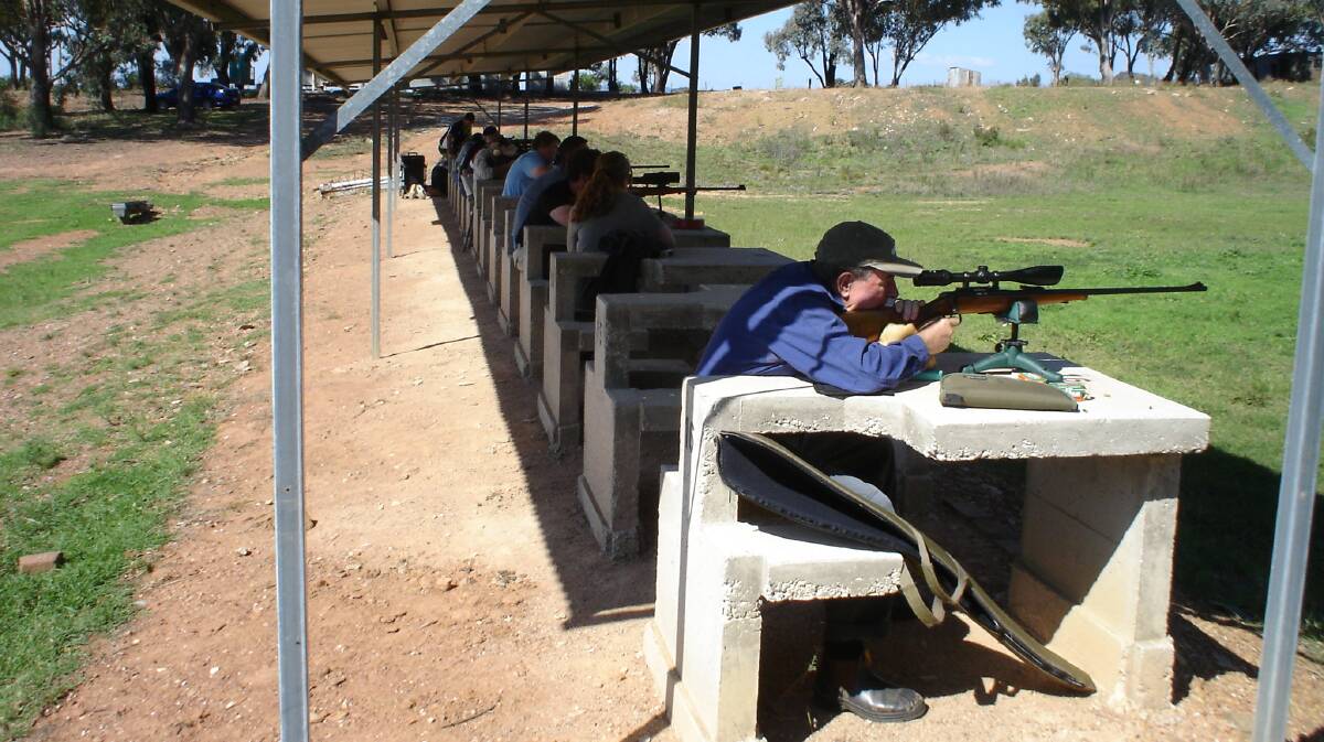WIDE FIELD: The Easter Invitational drew state shooters. Photo: supplied.