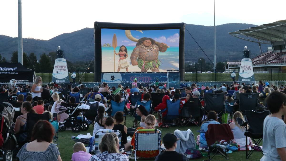 A previous screening on Moana at Glen Willow.