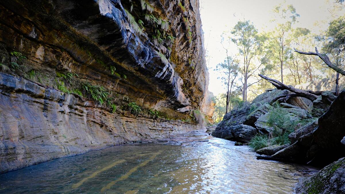 Some are concerned nearby mining could harm the iconic Drip Gorge. Photo supplied by the Mudgee District Environment Group. 