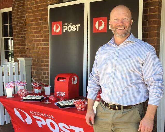 Licensee Scott Etherington at Gulgong Post Office. Photo: Supplied