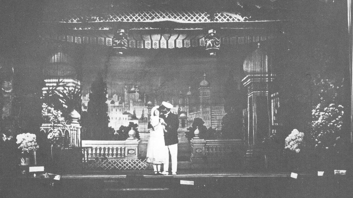 TIMELESS: The Mudgee Town Hall stage in an early 1920s production.