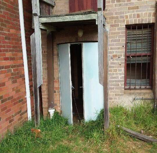 Repairs were required recently when a door at the rear of the building was broken into. Photo: Facebook / Revive the Regent