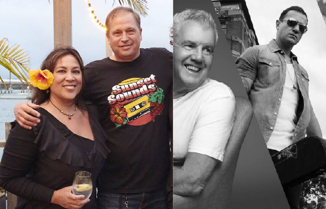 ANOTHER DAY: Left: Marc Christowski with Kate Ceberano and right: Daryl Braithwaite and Shannon Noll who were set to perform in Mudgee. Photos: Supplied