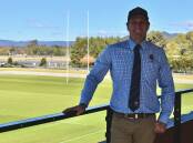 Mudgee Rugby Union president Jeff Hands on the balcony of the club's new facility at Glen Willow Sporting Complex. Picture: Jay-Anna Mobbs