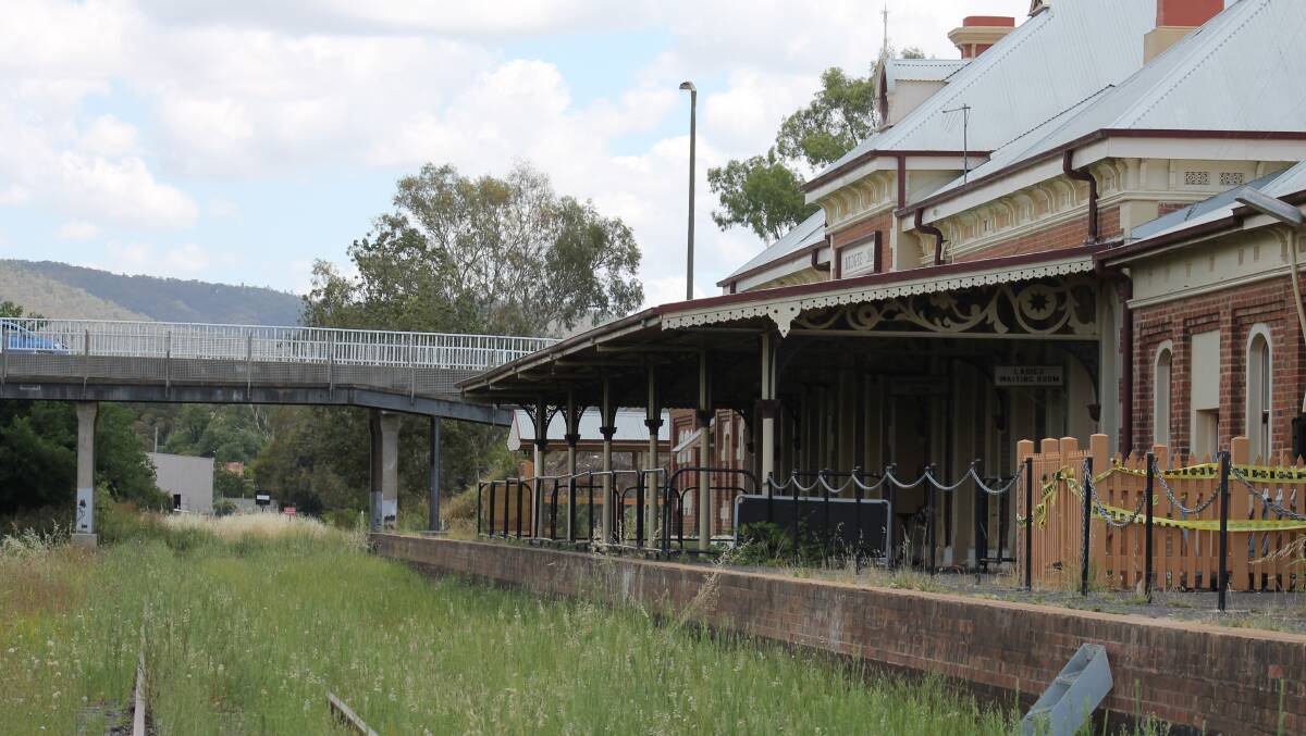Mudgee Train Station at it stands in early 2019. Photo: Sam Potts