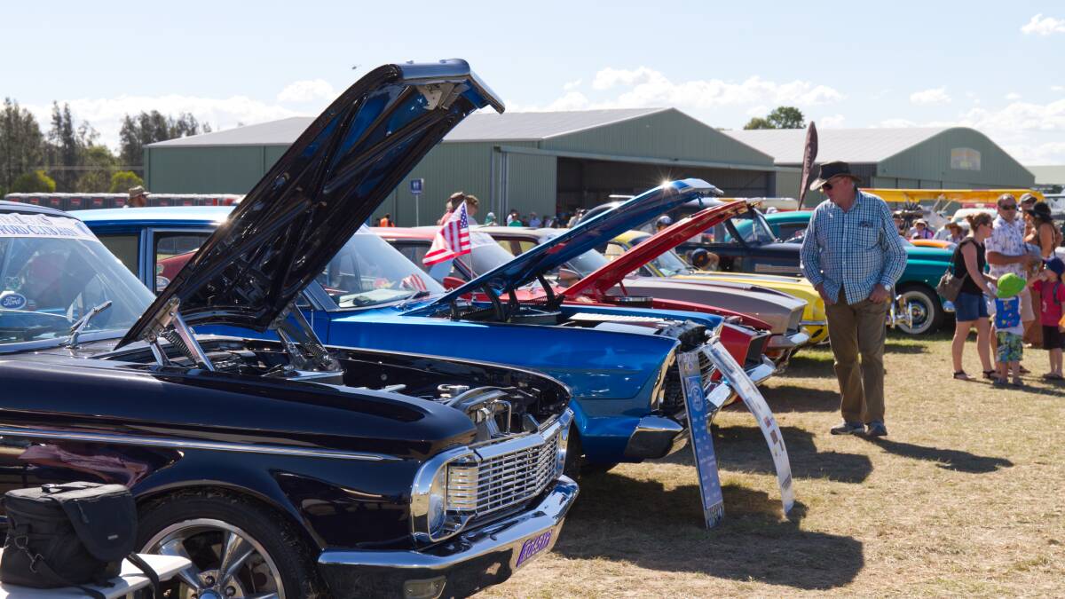 Classic cars are a feature of the event.