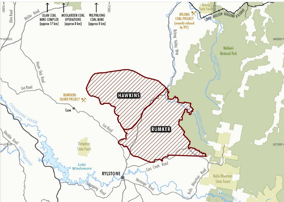 MAP: The potential release map (cropped) from the NSW Planning website.