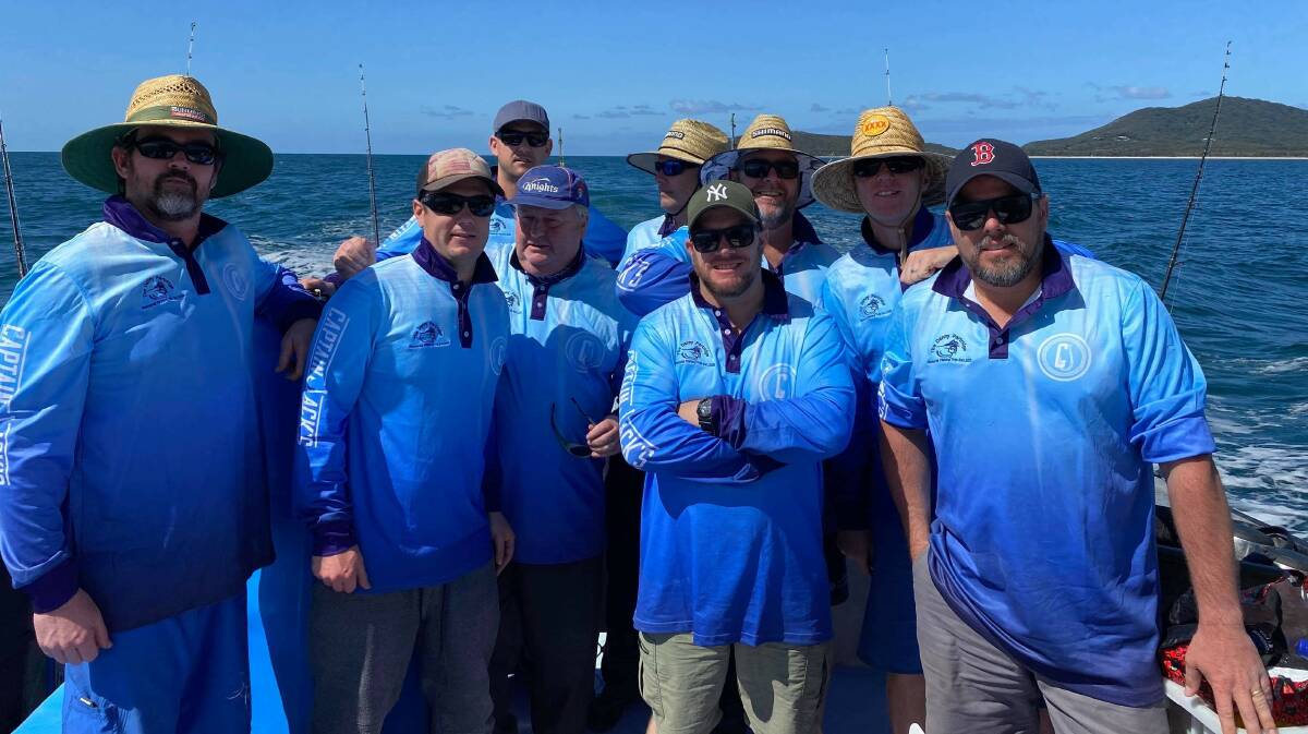The Mudgee Police fishing group at their second annual trip in memory of their friend. Supplied