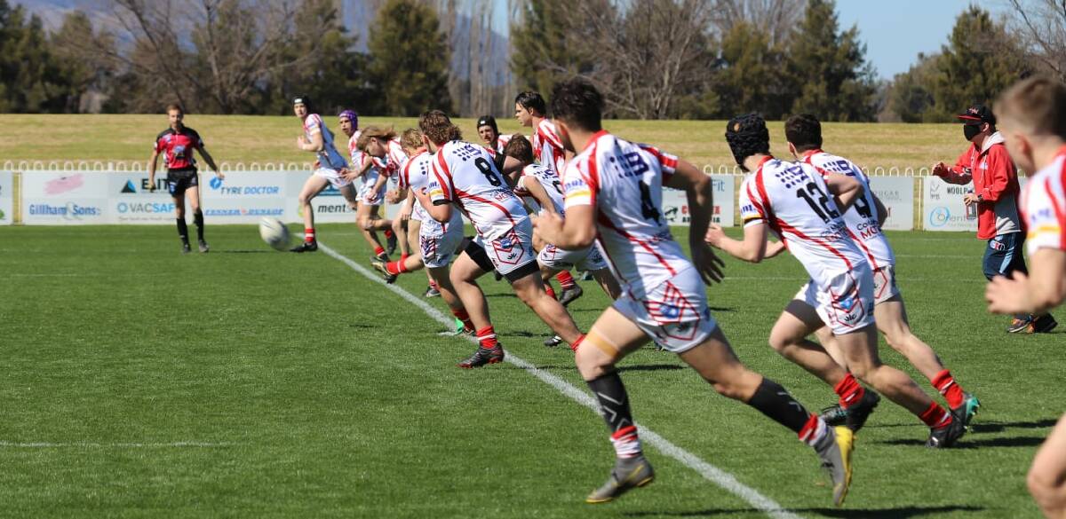 SIGN UP: Mudgee Dragons under 18s kick-off their match with the Bathurst Panthers in August this year. Picture: PETESIB'S PHOTOGRAPHY 