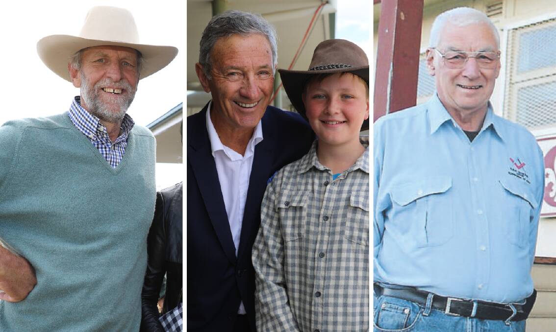 L to R: Hunter White, Ken Sutcliffe with Zane and Douglas Grigg, all 2019 OAM recipients. 