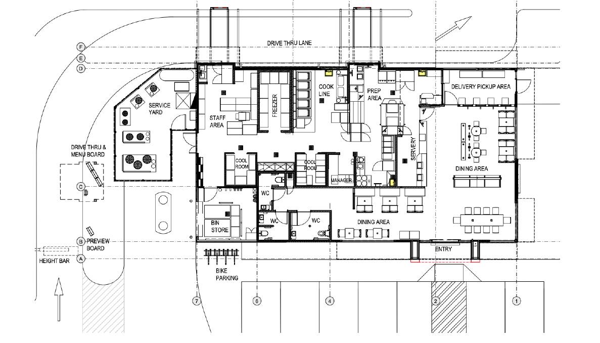 An image from the DA showing the proposed interior layout.