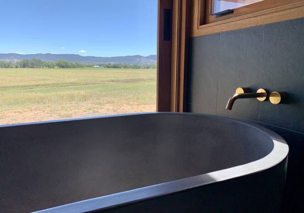 A bath with a view. Photo: Supplied