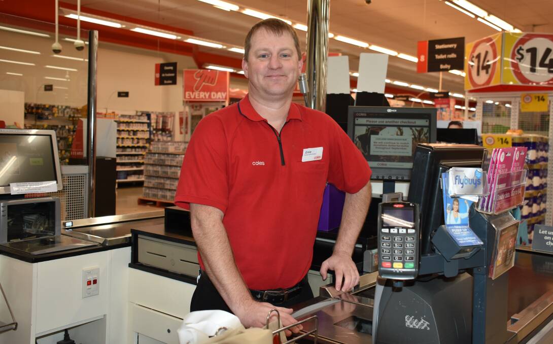 Customer Service Manager at Mudgee Coles, Ernie. Photo: Jay-Anna Mobbs