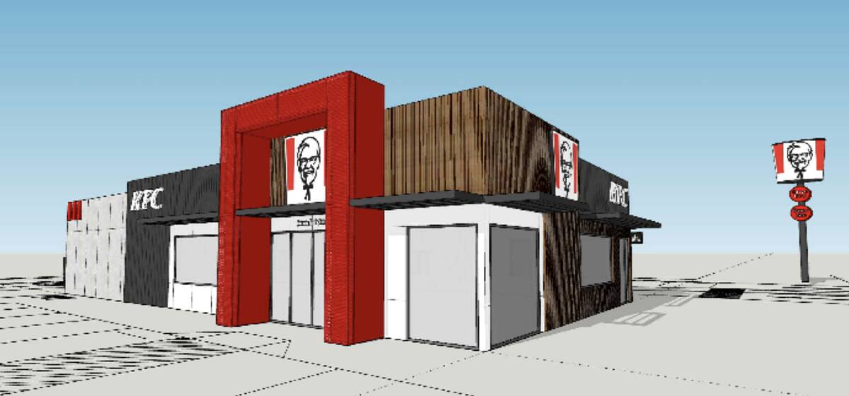 A 3D render of the store as seen in Council documents.