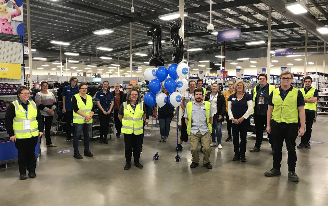 TEAM: The 2020 Mudgee Big W staff posing for a photo. Photo: Supplied