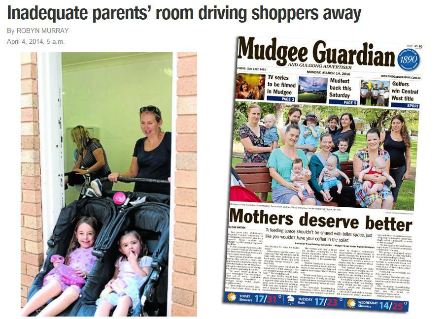 Stories published by the Mudgee Guardian in 2014 and again in 2016.