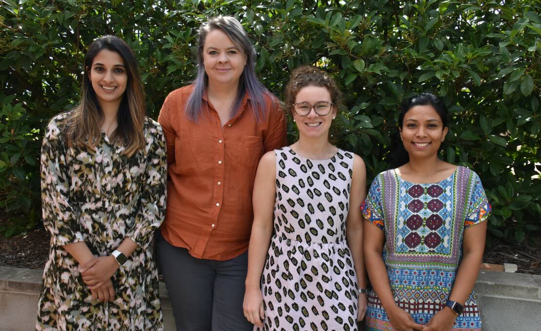 DOCTORS IN THE HOUSE: L to R - Dr Preethi Papapathi, Dr Melissa Price-Purnell, Dr Kate Jenkins and Dr Oindrila Das.
