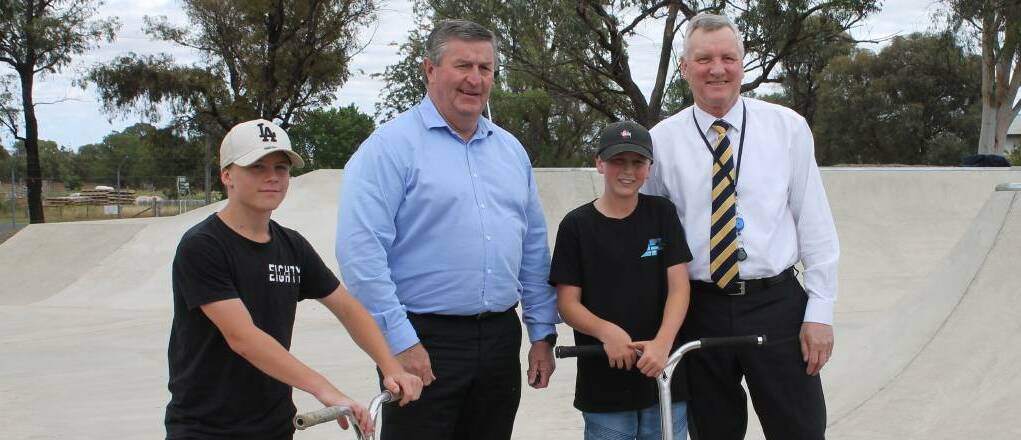 The opening of the upgraded Gulgong Skate Park.