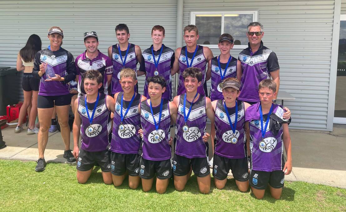 The U16 Boys who won against Dubbo 7-8 in their grand final. Supplied