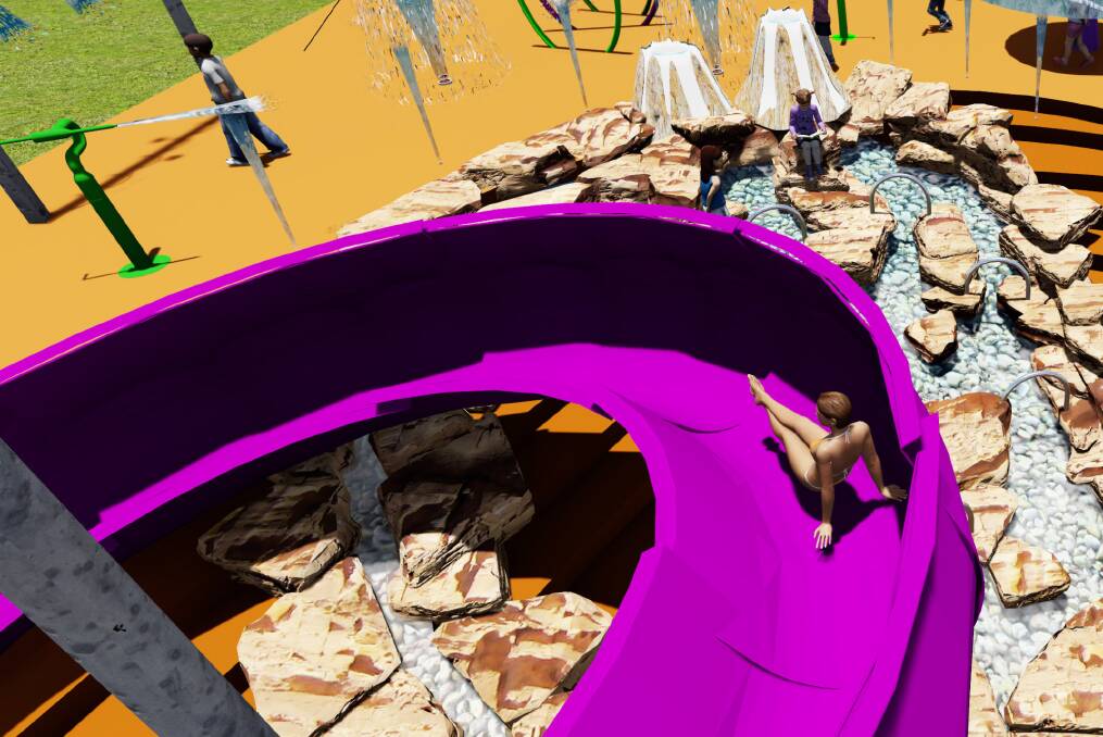 A 3D render of Mudgee Water Park.
Photo: Mid-Western Regional Council