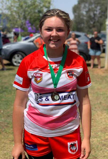 Player of the match, Lily Ward. Photo: Hayley Joseph