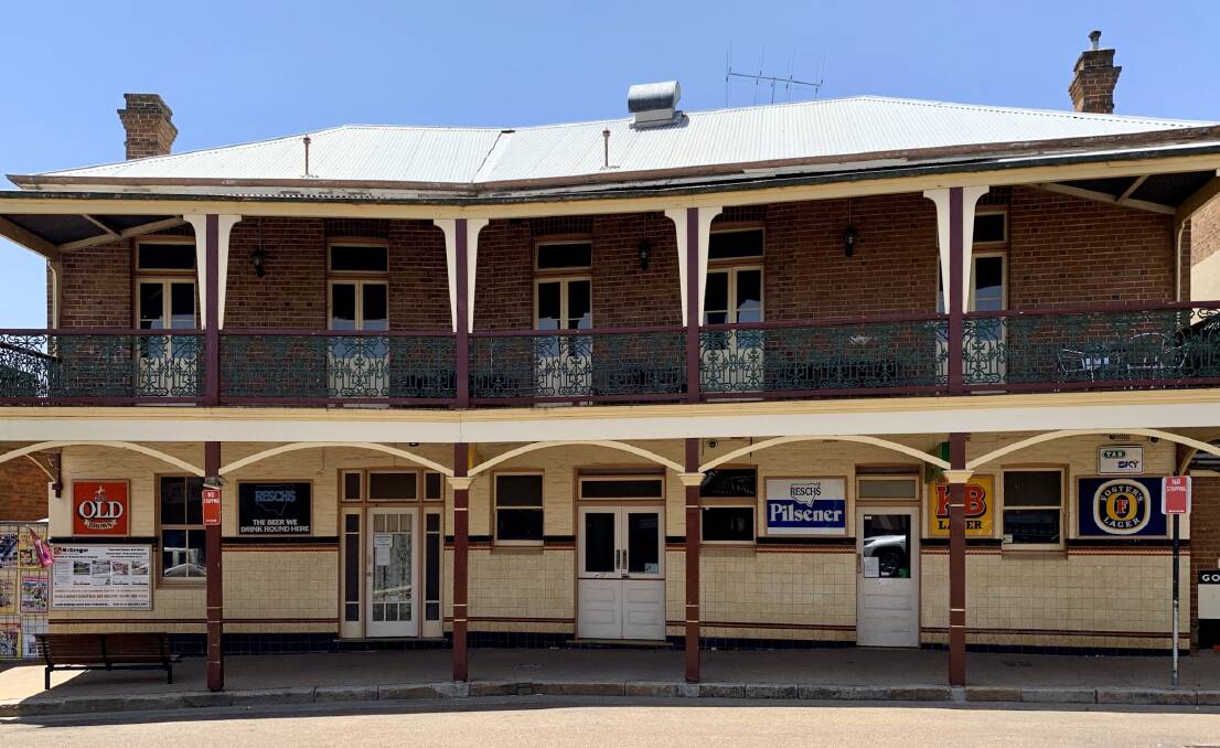 The exterior of the building on Mayne Street with the upper floor serving as accommodation. Photo: Benjamin Palmer