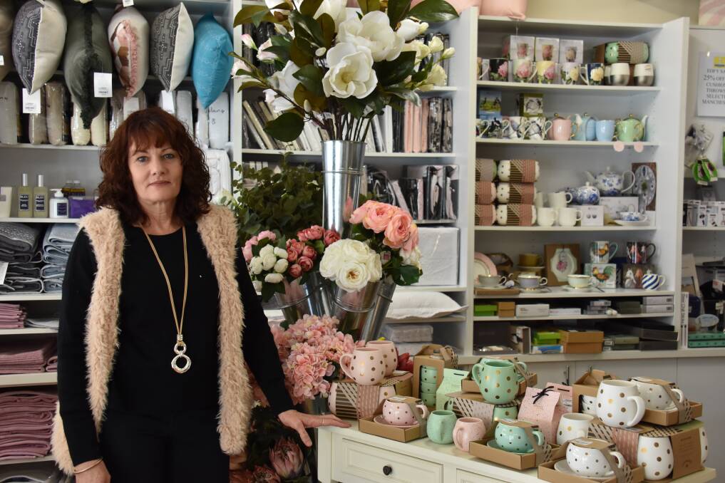Owner of The Inside Shop, Donna Hughes. Photo: Ben Palmer
