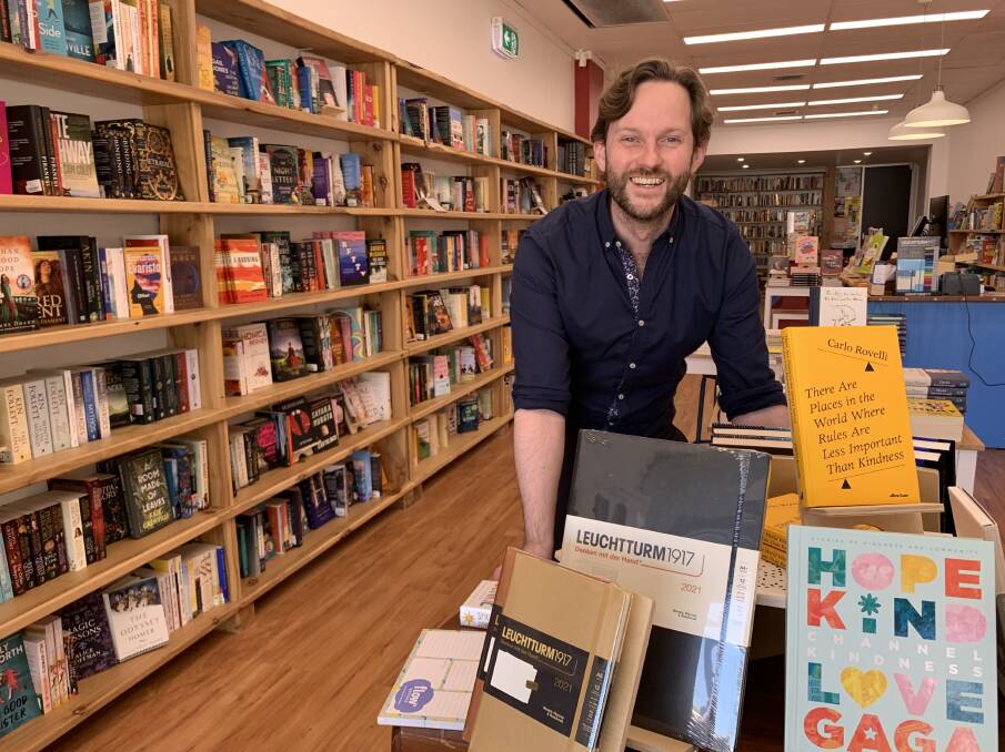 SUCCESS: One of four owners of The Book Nest Mudgee, Sam Paine, says business is going well as they celebrate two months of operation.