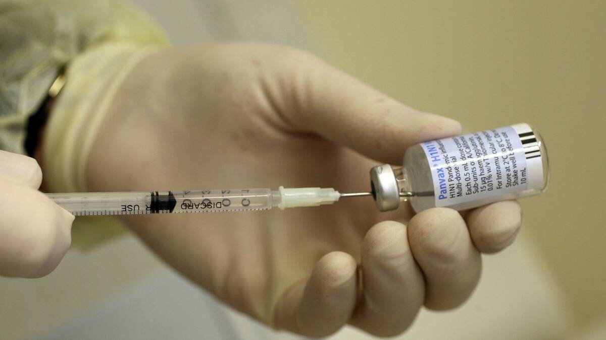 FREE SHOT: The flu vaccine is available for free for some members of society. Photo: FILE