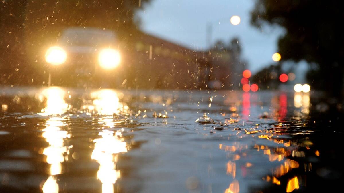 RAINY NIGHT: Rain gauges were topped up thanks to heavy overnight rainfall. Photo: FILE